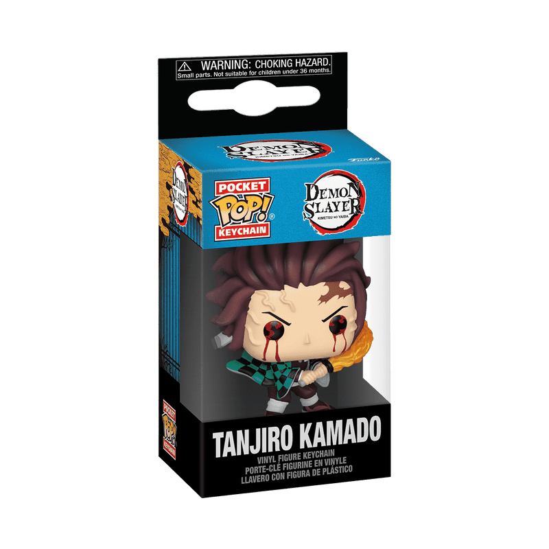 Брелок Pop! Keychain Tanjiro Kamado (Sun Breathing) / Тандзіро Камадо (Сонячне Дихання) #85334 — Funko, фото 2