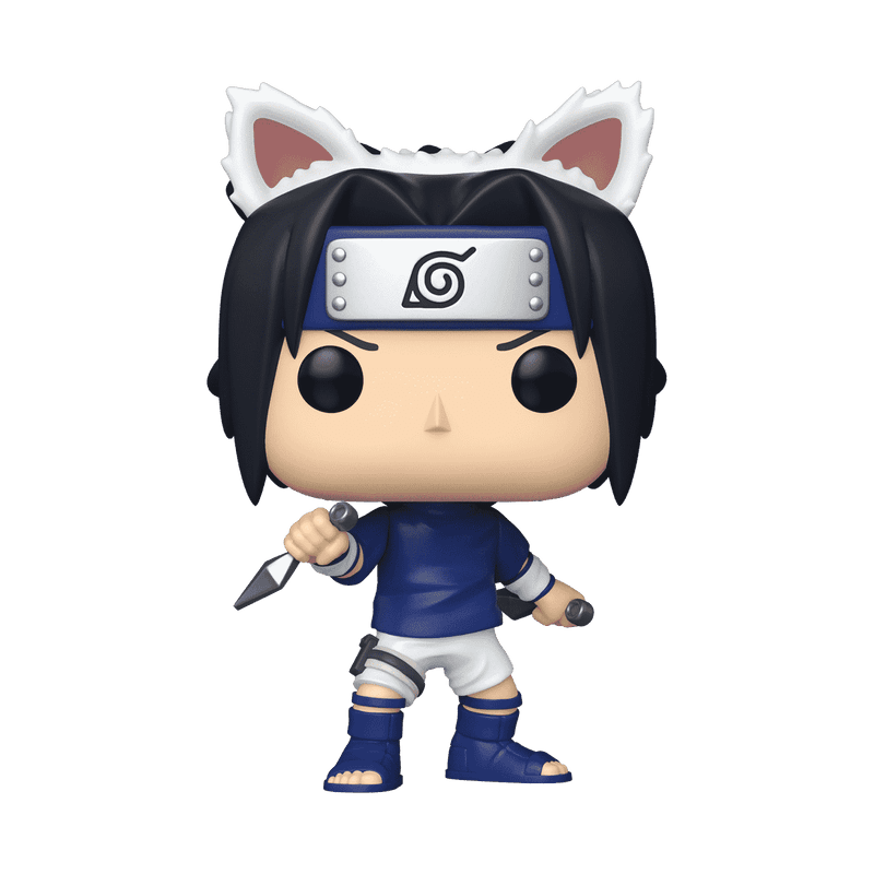 Фігурка Pop! Sasuke Uchiha (Sasuke's Paw Encyclopedia) with Pop! Protector / Саске Учіха (Енциклопедія лап Саске) #1940 — Funko Pop