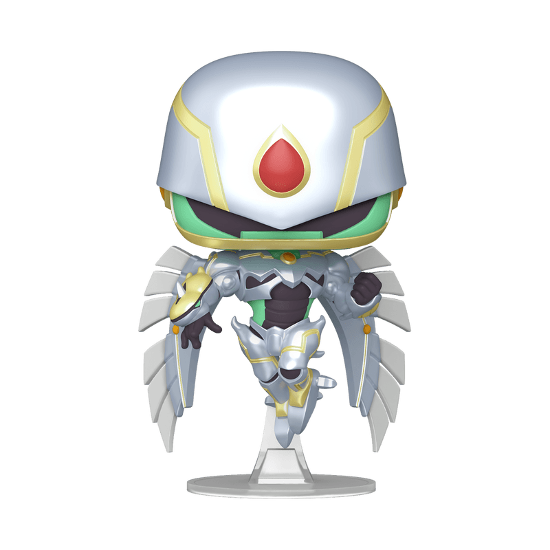 Фігурка Pop! Elemental Hero Shining Flare Wingman (Metallic) / Елементальний Герой Сяючий Крила #1874 — Funko Pop